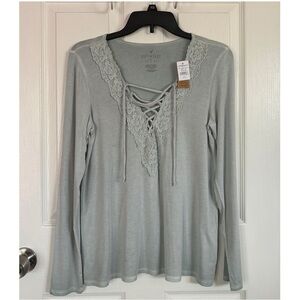 American Eagle Outfitters Soft & Sexy V-Neck Long Sleeve Tunic